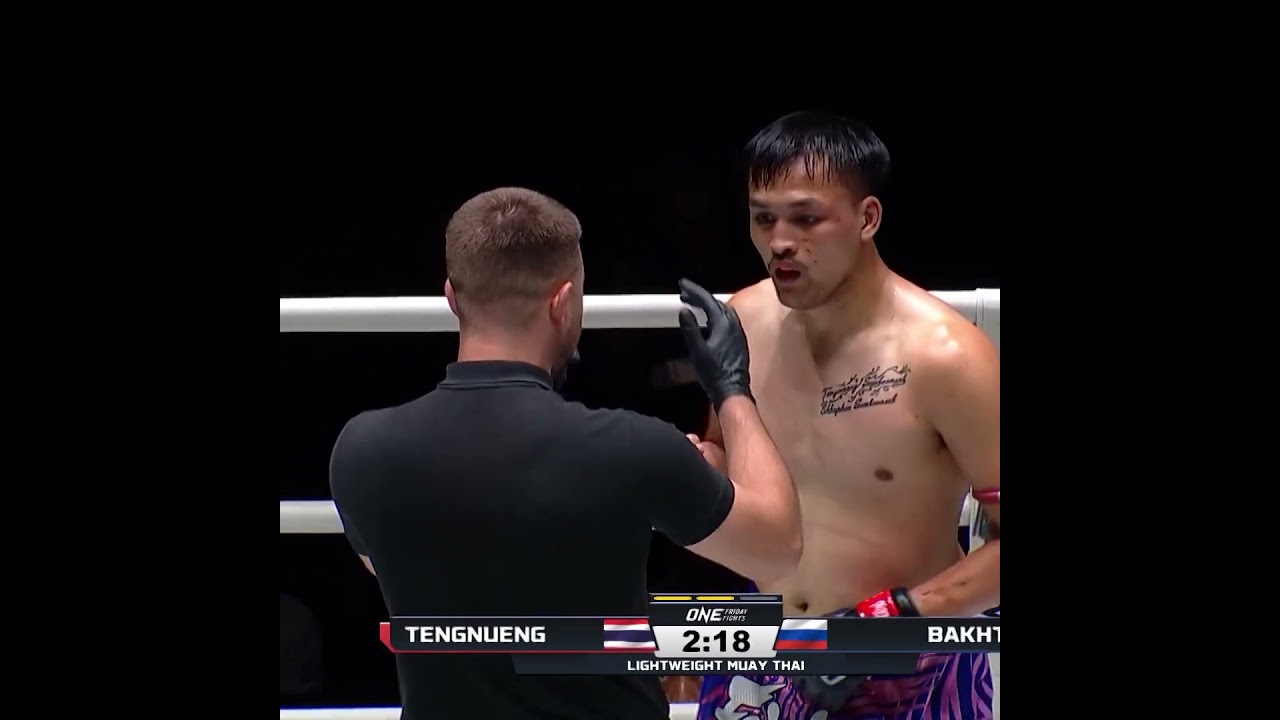 Epic SPINNING ELBOW  Maksim Bakhtin ends Tengnueng's 33 fight win streak with a highlight reel KO!
