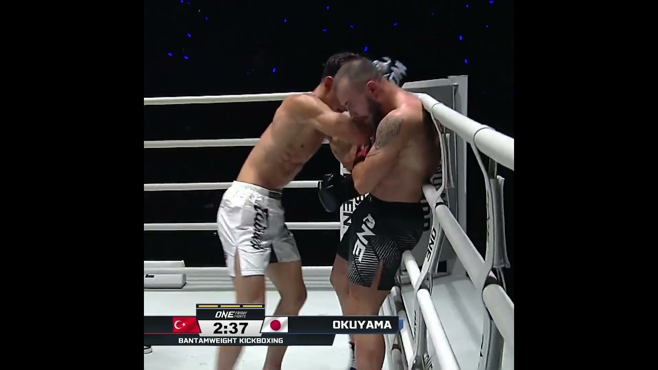 INSANE HEART ❤️‍ Masahito Okuyama stops Cengiz Lale in Round 3 of their kickboxing banger!