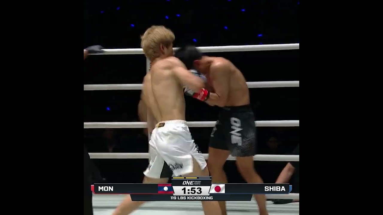 Kickboxing CLINIC   Kojiro Shiba torches Mon for a second round TKO!