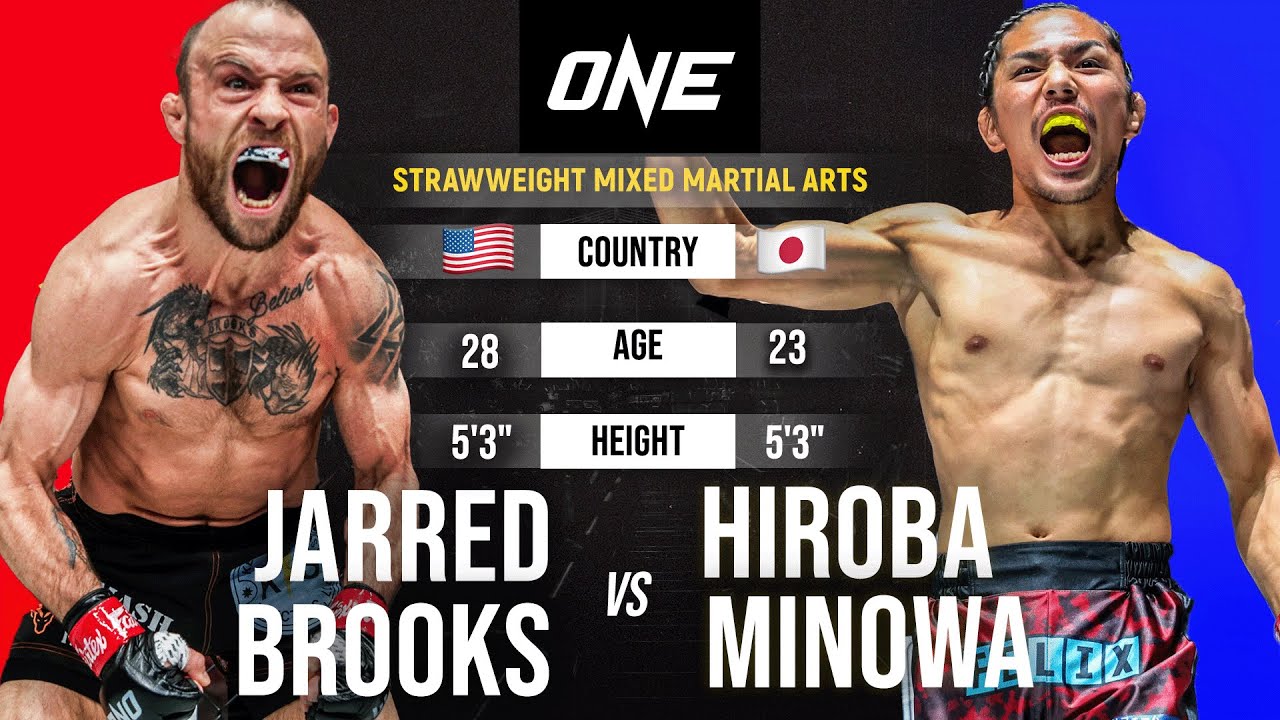 NO LOVE LOST  The Fiery MMA Brawl Between Jarred Brooks & Hiroba Minowa!