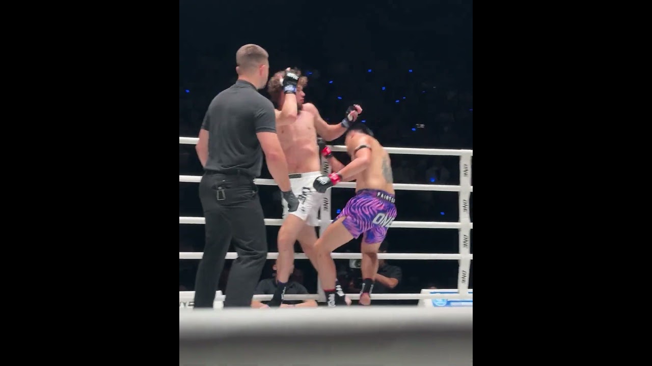 SILENCED the crowd  Relive Maksim Bakthin's spinning elbow KO from ringside!