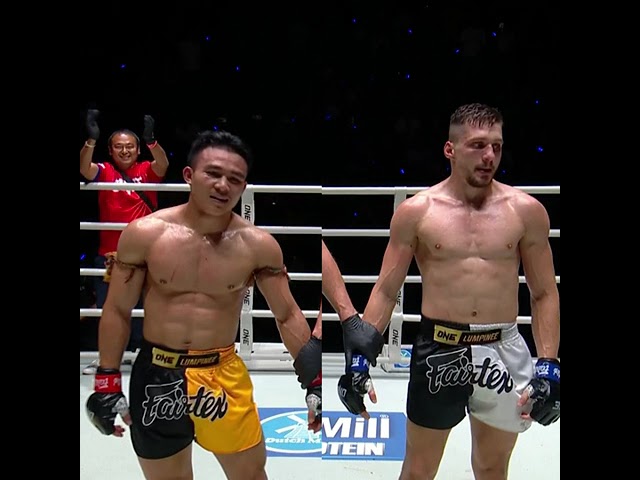 STATEMENT MADE  Worapon outworks Soner Sen in their rubber match to score a unanimous decision win!