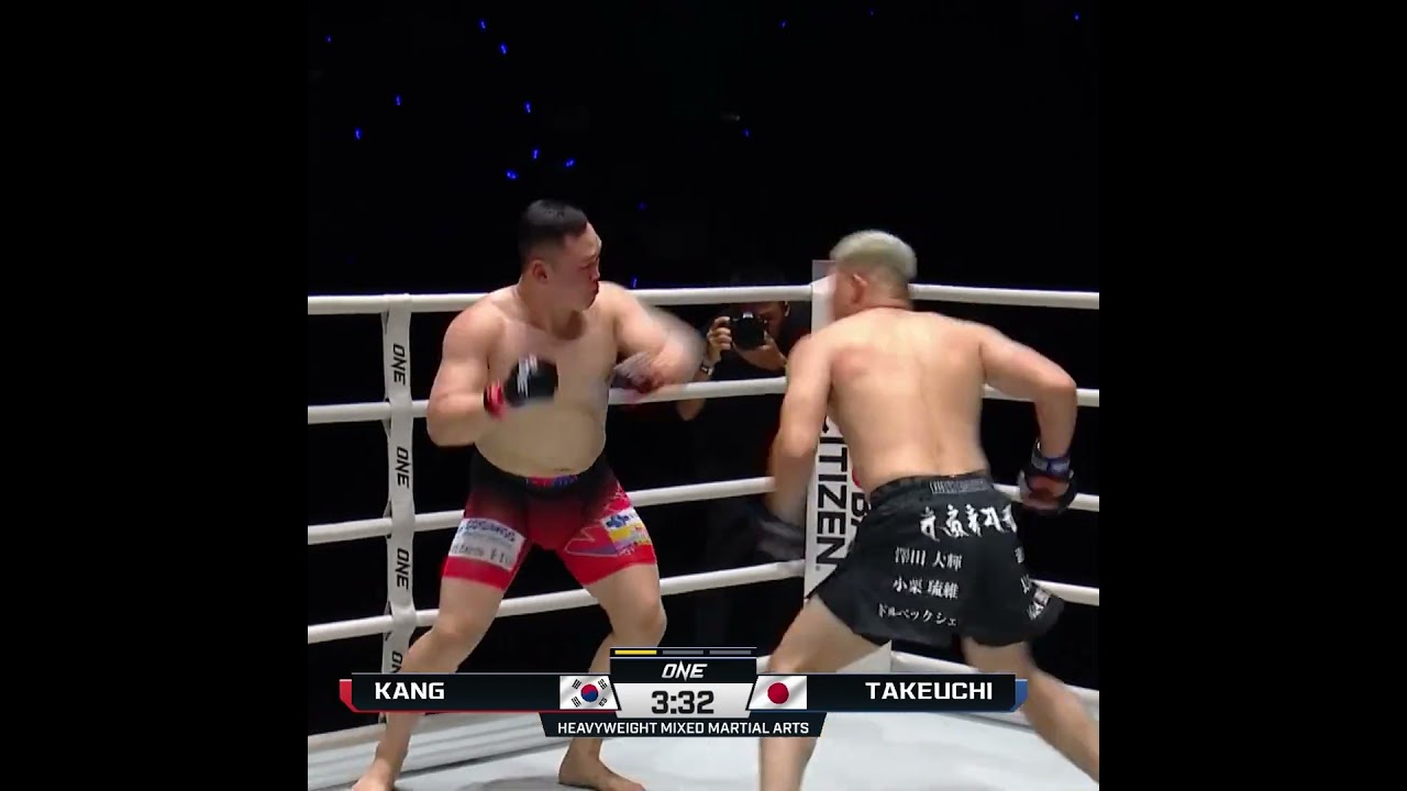 SWANGIN' AND BANGIN'  Ryugo Takeuchi KOs Kang Ji Won in under two minutes!
