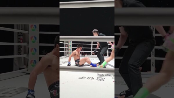 Two knockdowns, ONE KO  Ganchai had Binladin SHOOK