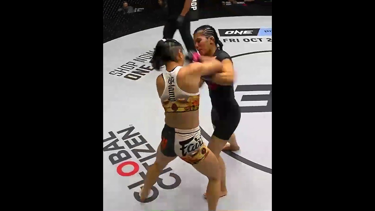 VICIOUS ELBOW  Will Stamp score another epic finish when she takes on Kana at ONE 173 in Japan?