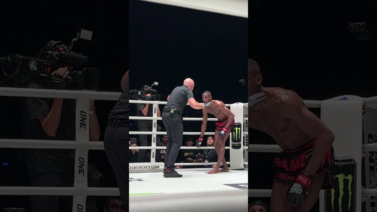 Crazy SPINNING BACKFIST ️ Shadow stops Bampara Kouyate in highlight reel fashion!