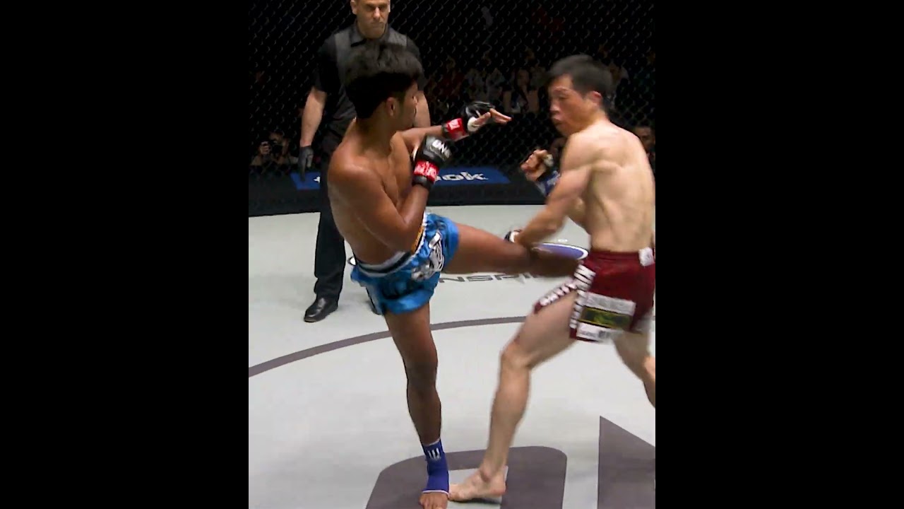 FLEXED on him  When Muangthai dominated Kenta Yamada in their Muay Thai clash in 2019