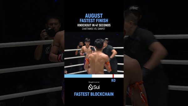 Sui presents Sanpet's firecrakcer 47 second KO  Experience the future of blockchain with sui.io.