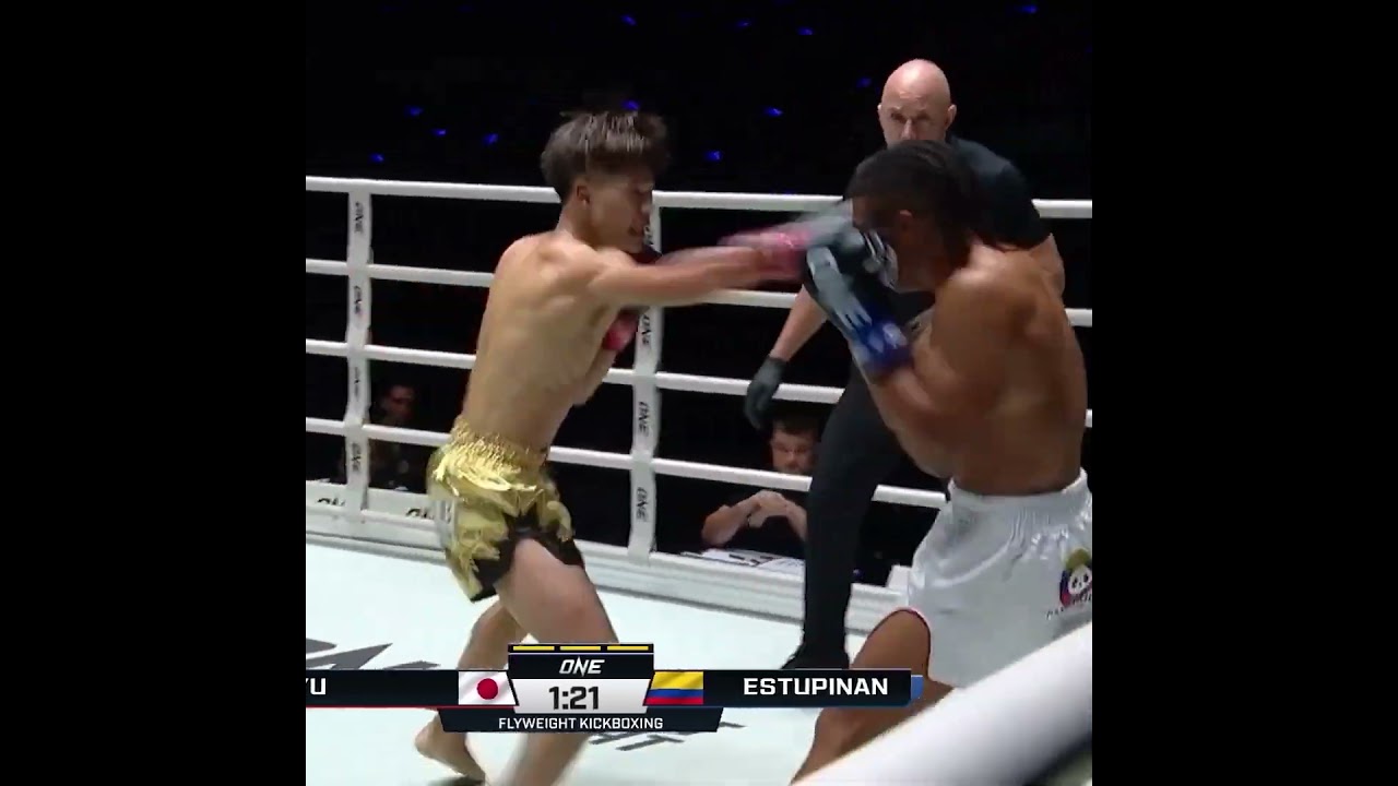 What a COMEBACK  Hyu turns the tables on Jordan Estupinan for a third round TKO!