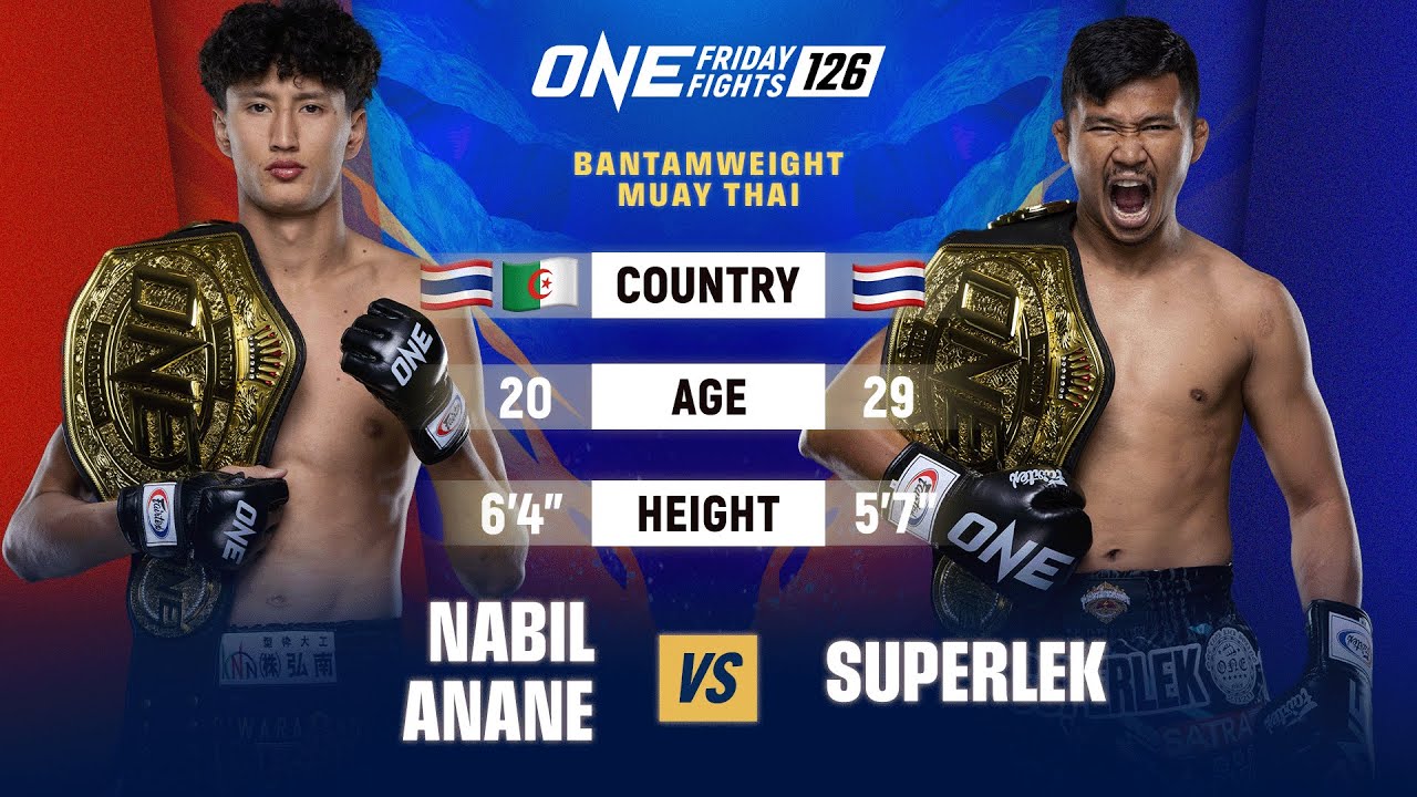 WILDEST Rematch Ever!? Nabil Anane vs. Superlek II | Muay Thai Full Fight