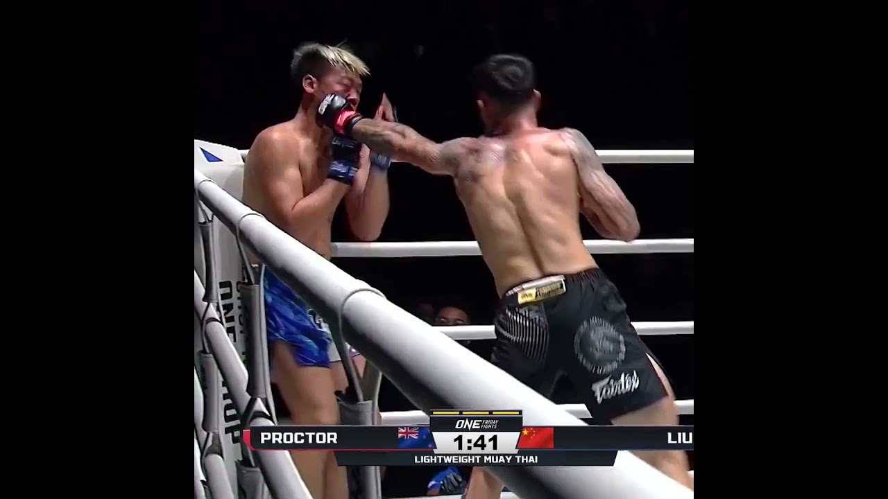 BATTERED him  Kiwi phenom Titus Proctor KOs Liu Quan in his ONE Friday Fights debut!