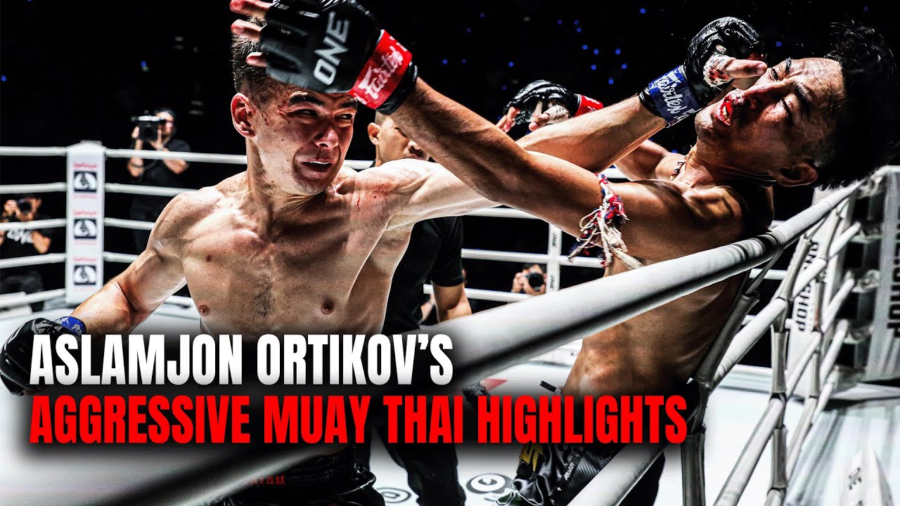 Born To ENTERTAIN  Aslamjon Ortikov’s WILD Muay Thai Highlights