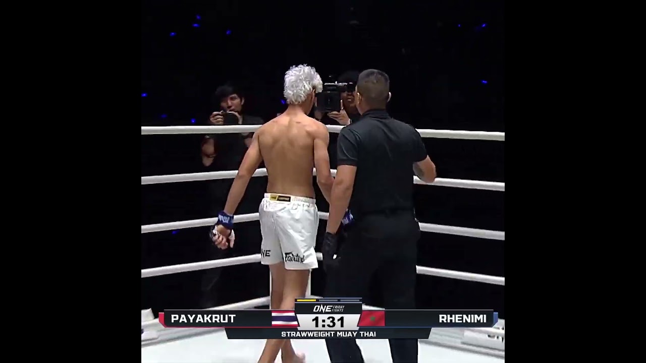 CHAOS in the ring  Payakrut earns a DQ win over Abdessamie Rhenimi after two illegal kicks
