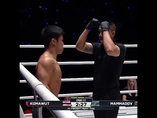 DYNAMITE debut  Anar Mammadov knocks out Komawut less than a minute into Round 2!