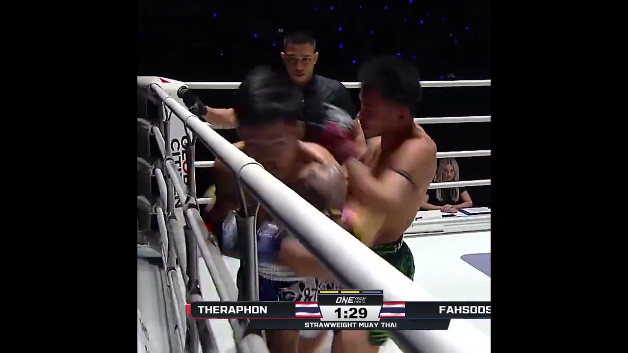 Fists of FURY  Theraphon punches out Fahsodsai in his ONE Friday Fights debut!