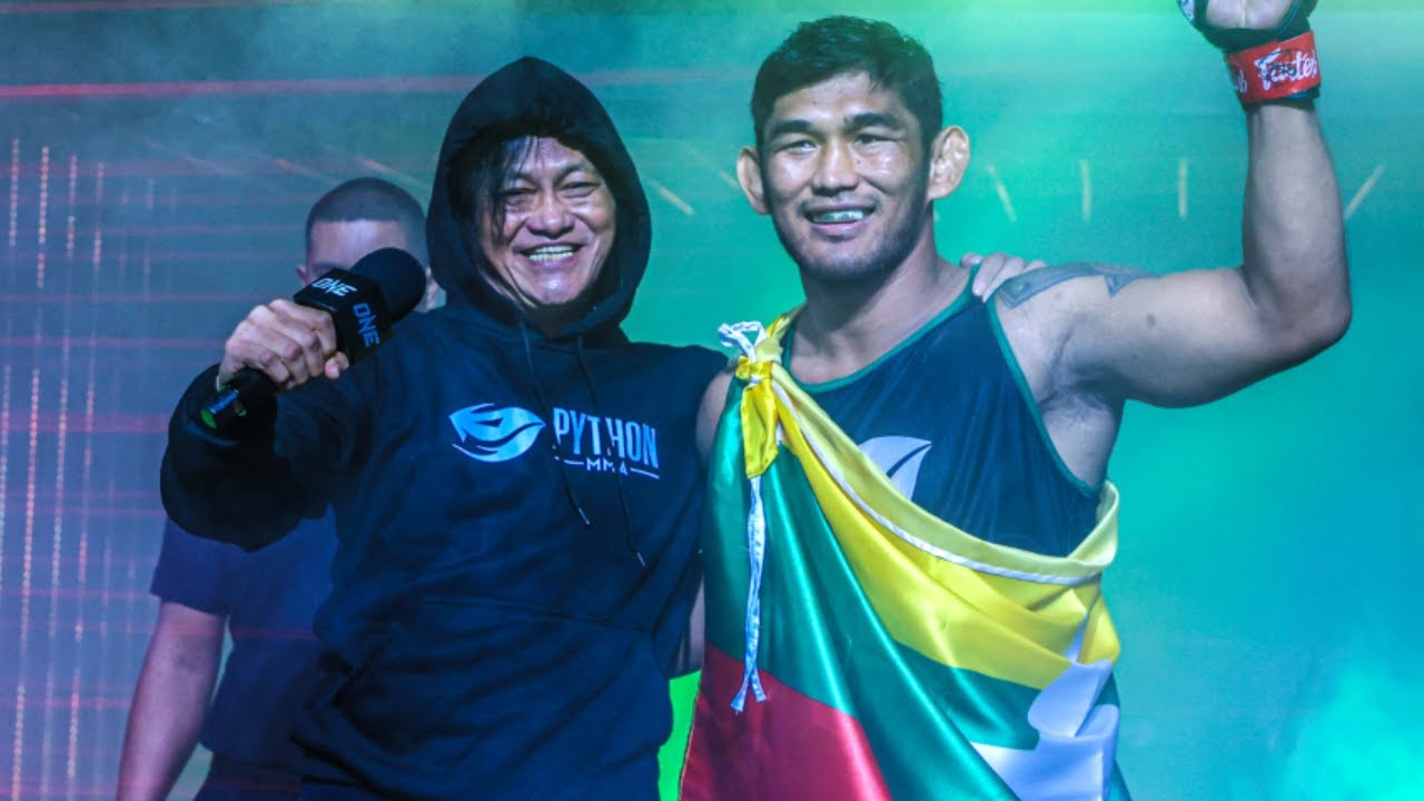 Greatest Entrance EVER?!  Aung La's EPIC Walkout With Lay Phyu