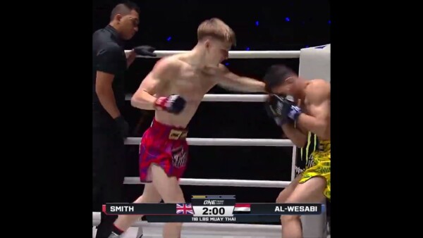 LIGHTNING FAST ⚡ Teen phenom Fergus Smith steamrolls Zahran Al Wesabi in under half a round!