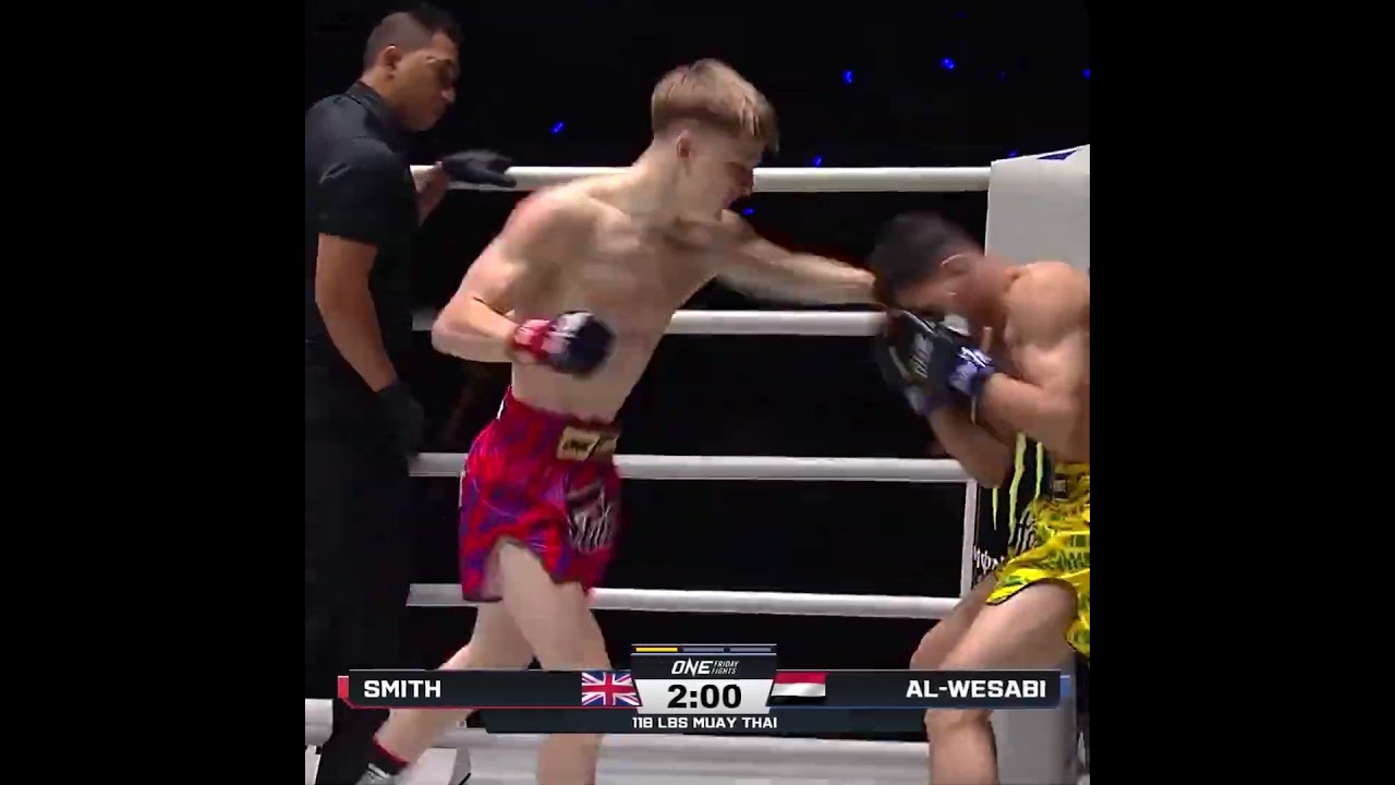 LIGHTNING FAST ⚡ Teen phenom Fergus Smith steamrolls Zahran Al Wesabi in under half a round!