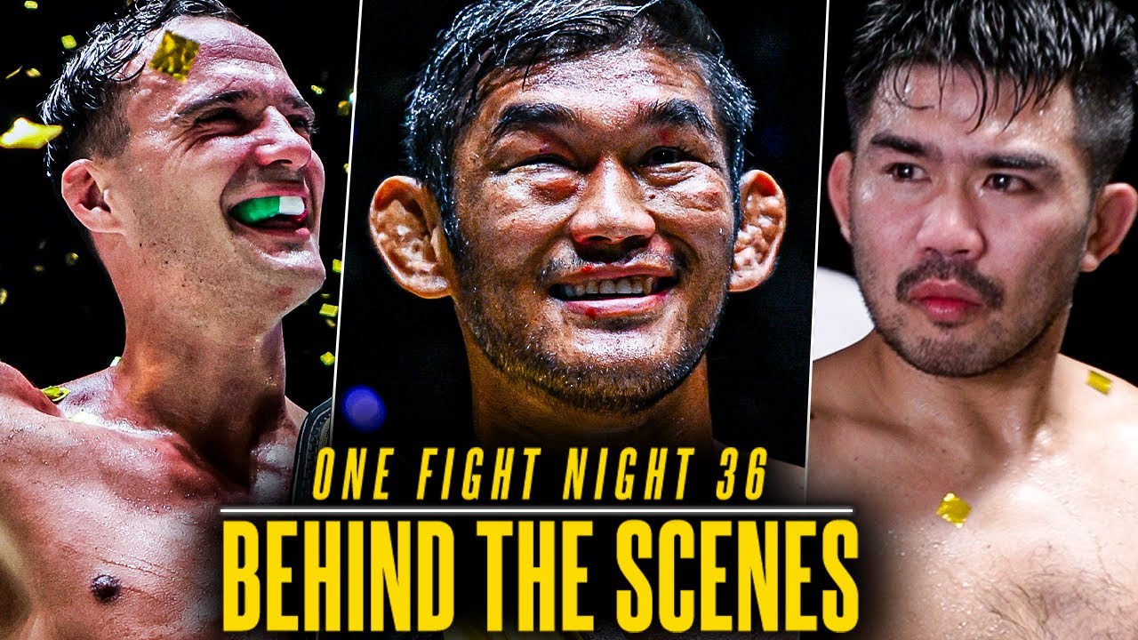 ONE FIGHT NIGHT 36 | DRAMA Behind The Scenes  Aung La, Di Bella, Prajanchai, Di Bella & MORE