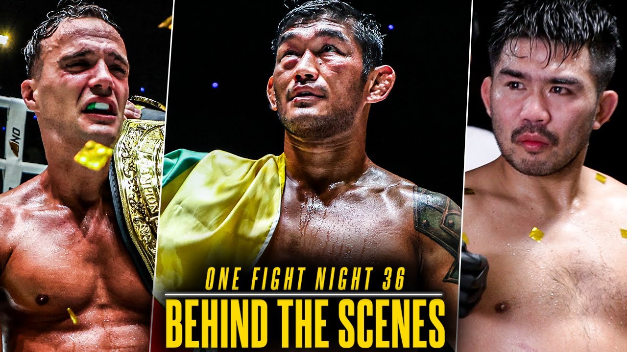 ONE FIGHT NIGHT 36 | DRAMA Behind the Scenes  Aung La, Di Bella, Prajanchai & MORE