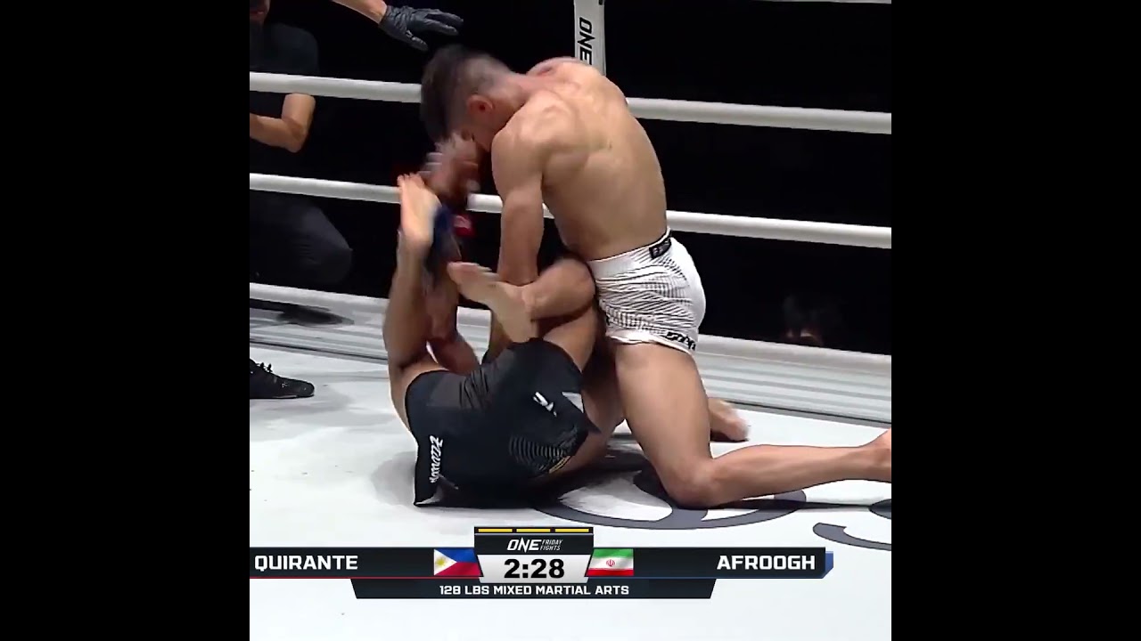 ONE to watch  Ali Afroogh stays undefeated in his ONE Friday Fights debut via third round TKO!