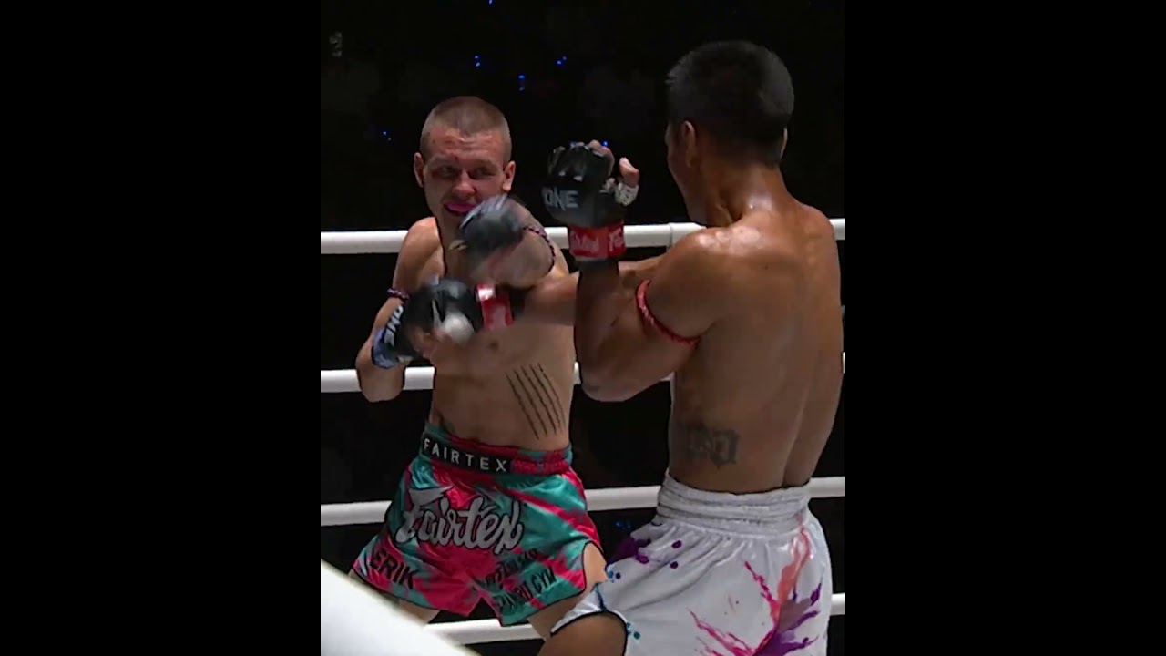 PURE CHAOS  Shadow and Erik Hehir traded massive shots in this crazy Muay Thai banger!