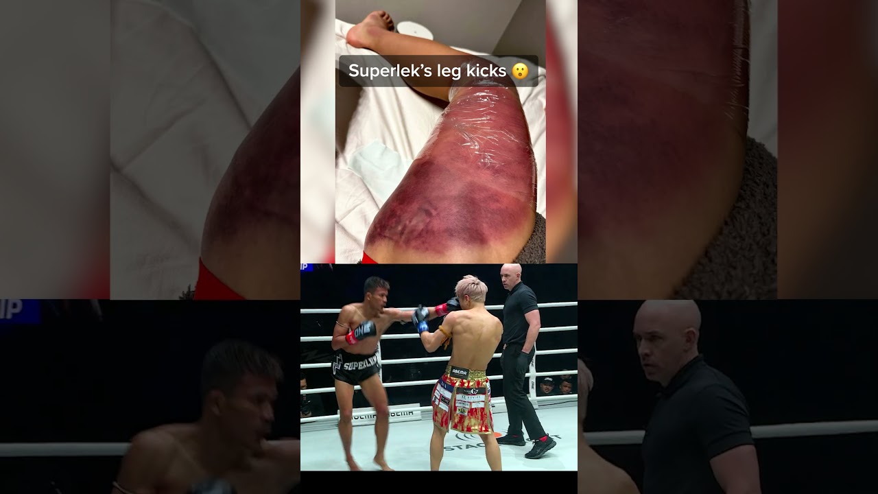 THOSE LEG KICKS  Do you think Superlek will score another win at ONE 173 in Tokyo?