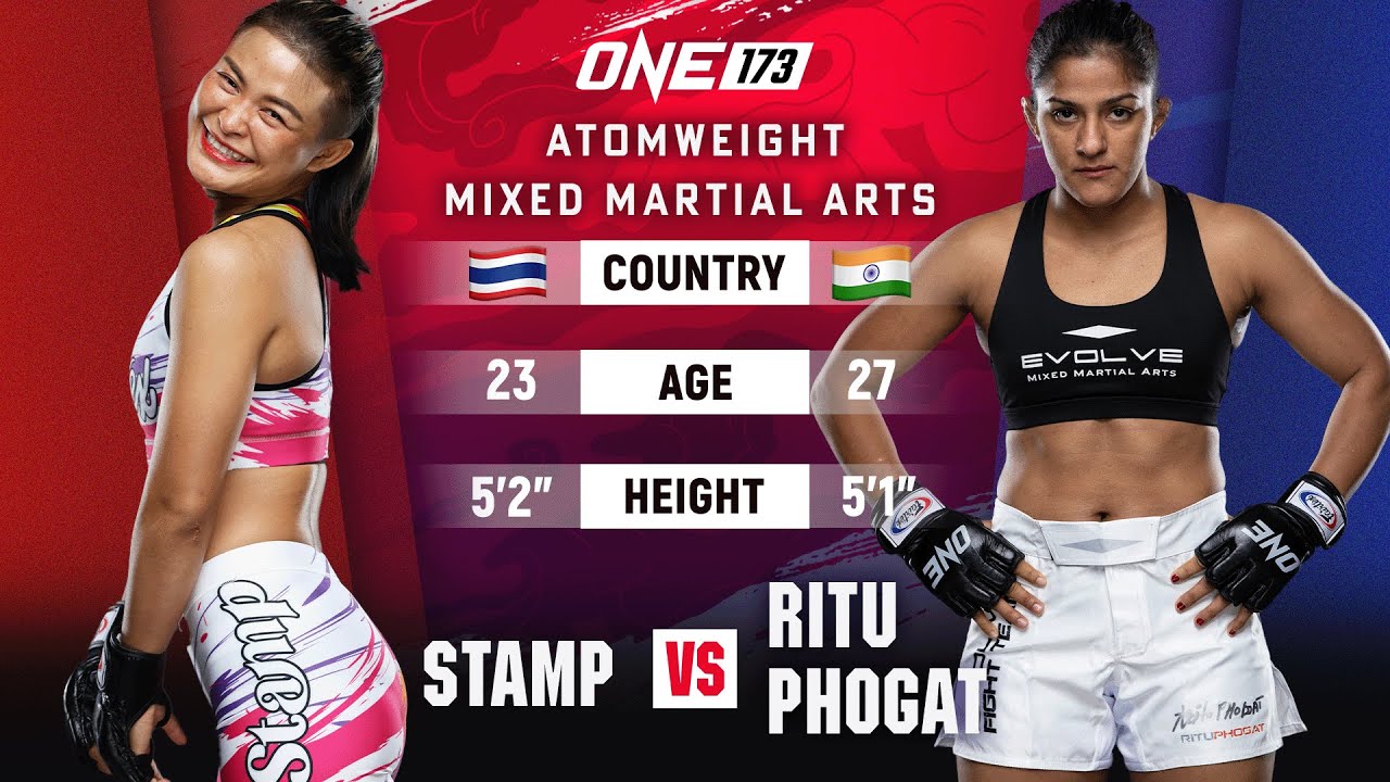 When a Muay Thai Queen SUBMITS a Wrestler  Stamp vs. Ritu Phogat | Full Fight Replay