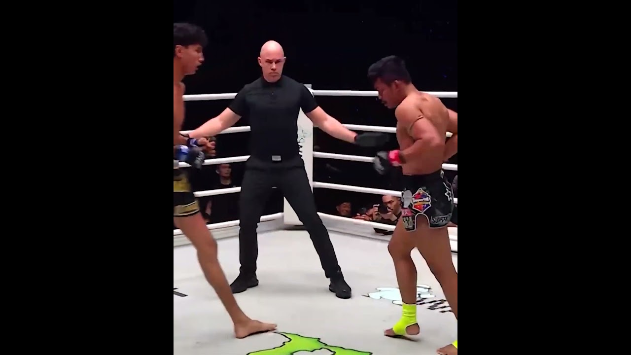 WILD KNOCKDOWN  Nabil Anane now targets Jonathan Haggerty at ONE 173!