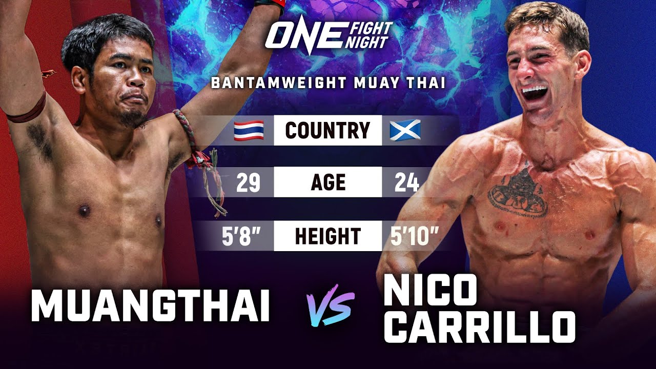 WRECKING MACHINE  Muangthai vs. Nico Carrillo | Muay Thai Full Fight