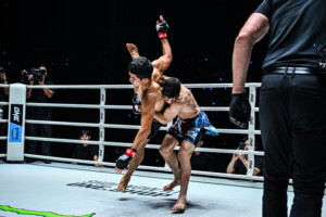 Avazbek Kholmirzaev Willie van Rooyen ONE Fight Night 37 10