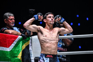 Avazbek Kholmirzaev Willie van Rooyen ONE Fight Night 37 5