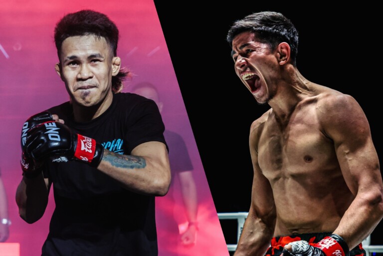 Jeremy Miado Avazbek Kholmirzaev Collage ONE Fight Night 38