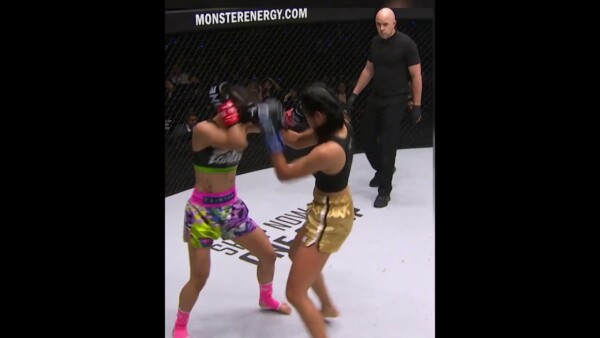 BACK AND FORTH action!  Now Stamp steps back into the ring with Kana Morimoto at ONE 173