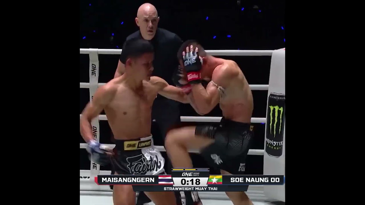 DOMINANT  Soe Naung Oo drops Maisangngern twice en route to a unanimous decision win!