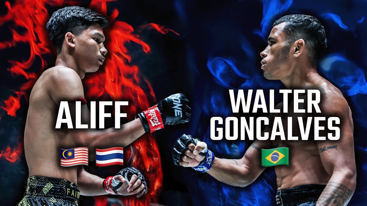 Drenched in CHAOS  Aliff vs. Walter Goncalves | Muay Thai Full Fight