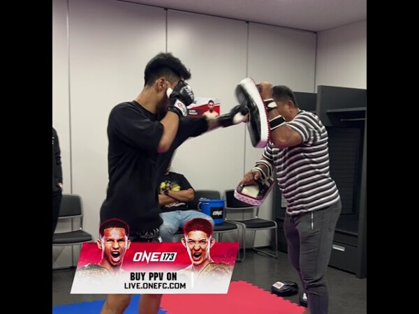 Final preparations for Jake Peacock and Suakim  Tune in to ONE 173 to see their Muay Thai fight!