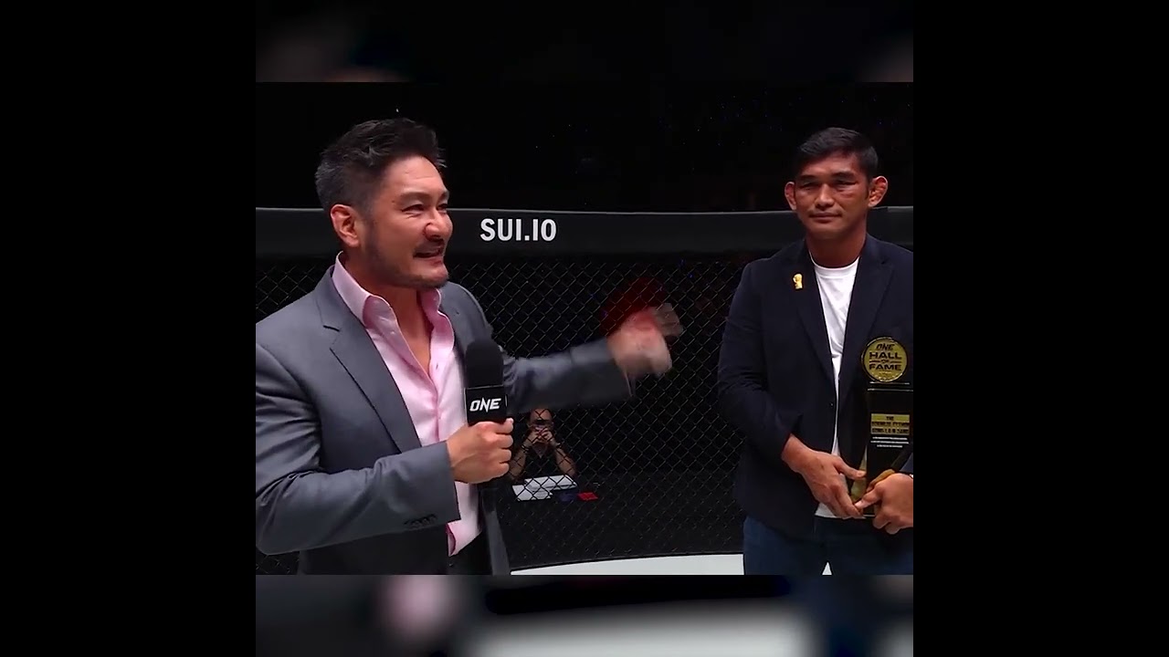 Forever a legend  "The Burmese Python" Aung La N Sang joins the ONE Championship Hall of Fame!
