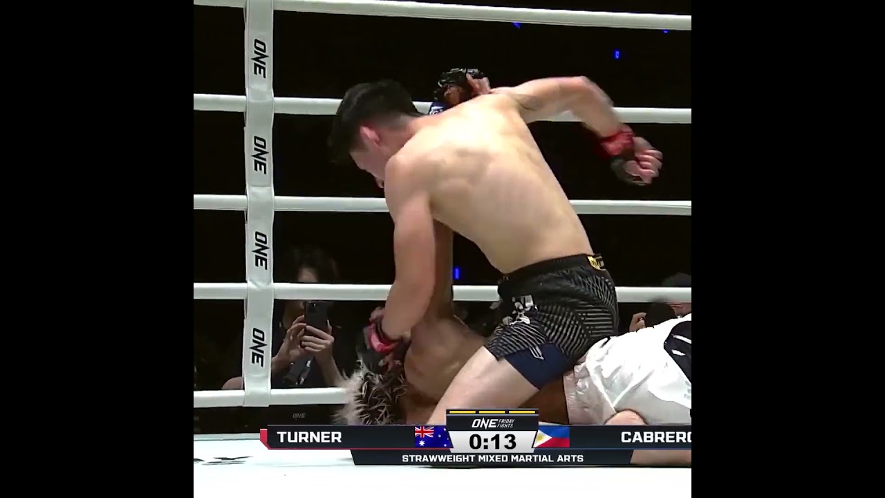 Ground and POUND  Rory Turner gets the TKO in the final seconds of his ONE Friday Fights debut!