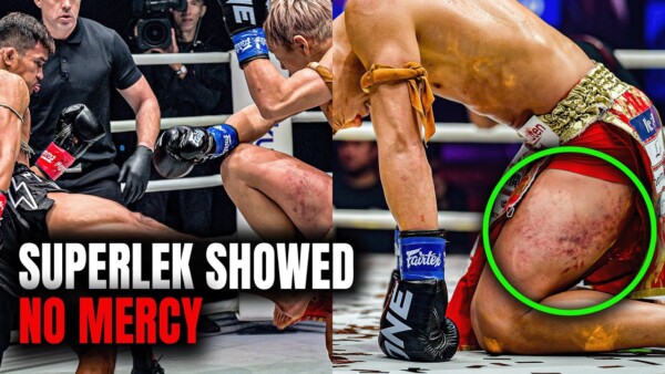 How Many Kicks Can You Take From “The Kicking Machine”?! | Superlek vs. Takeru