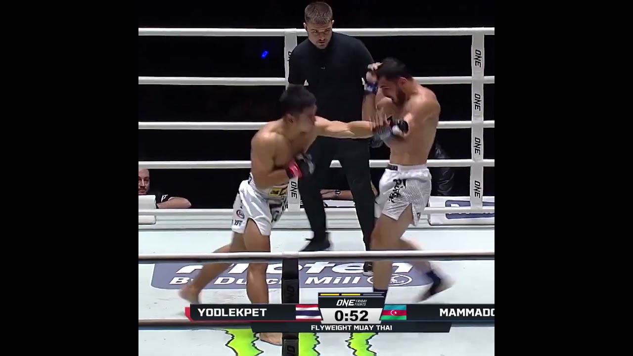 Like a LEGEND  Yodlekpet knocks down Anar Mammadov twice for a unanimous decision win!