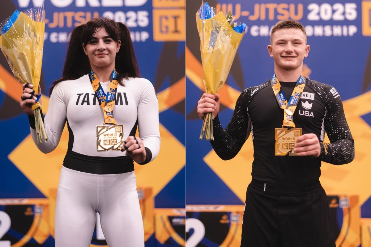 Helena Crevar and Cole Abate at IBJJF 2025