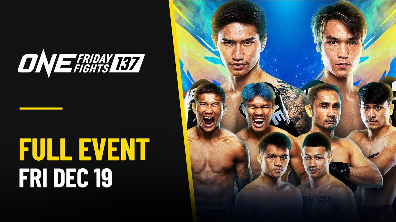 [Live in HD] ONE Friday Fights 137: Tawanchai vs. Liu