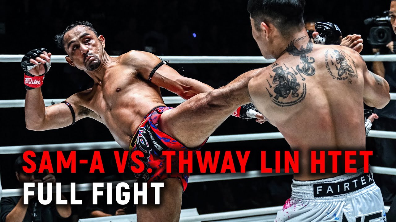 NO QUIT ❤️‍ Sam A vs. Thway Lin Htet | Muay Thai Full Fight