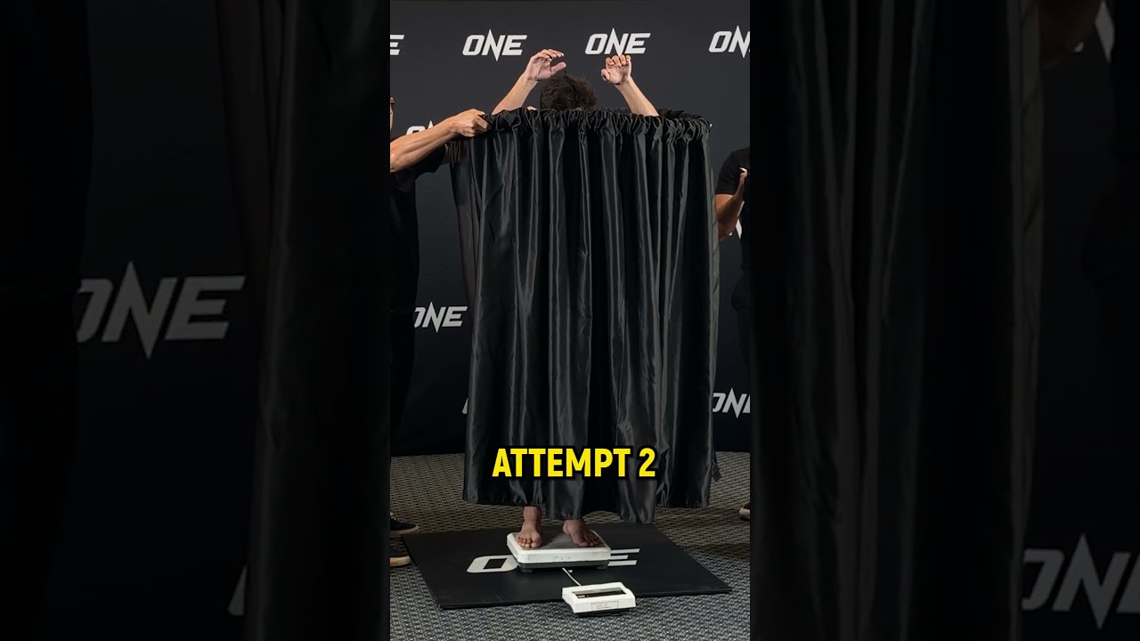 Ramadan Ondash missed weight and must clear hydration before a catchweight contest with Aliff.