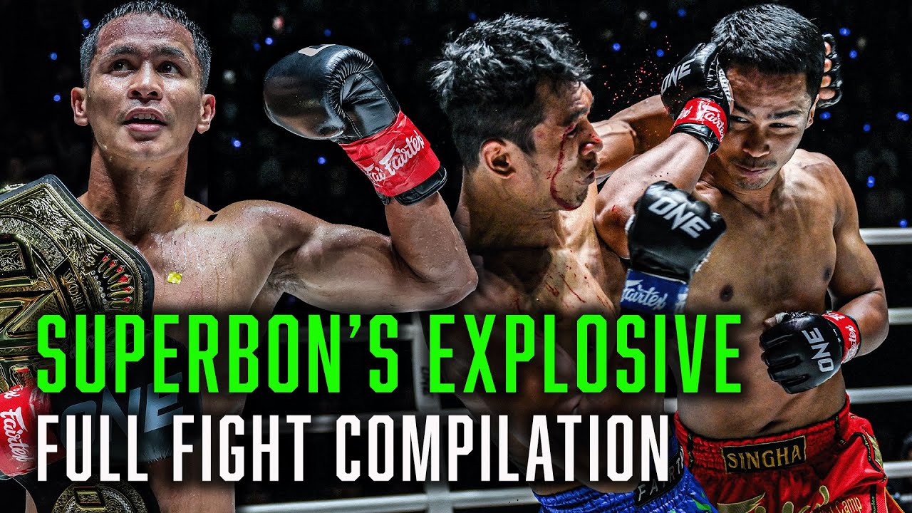 Superbon is a STRIKING MACHINE  Full Fight Compilation