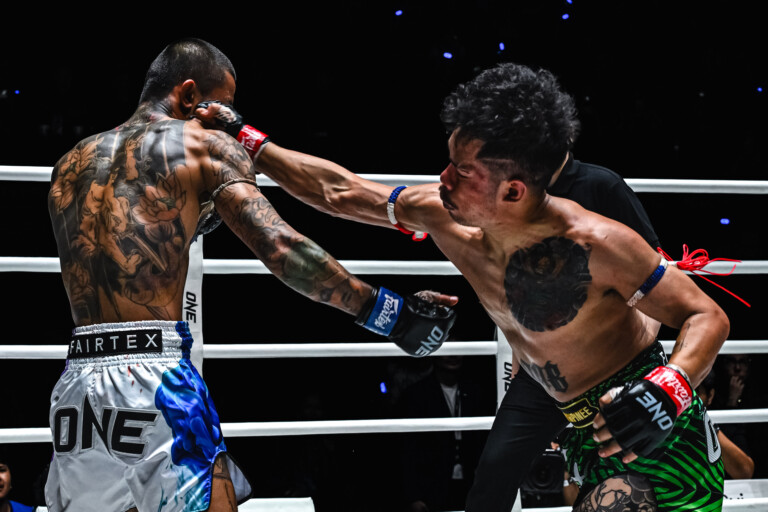 Petninmungkorn NamkangIceland punches Toyota Eaglemuaythai at ONE Friday Fights 138