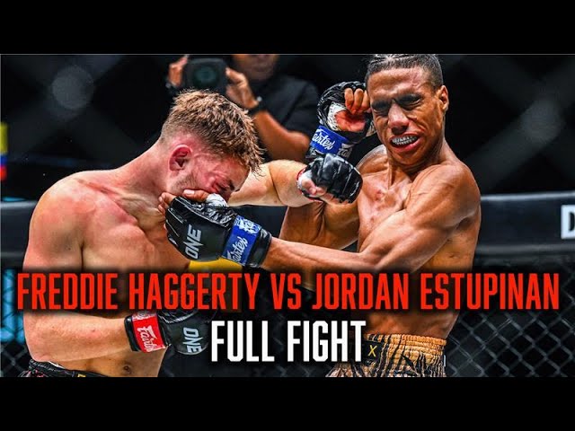 FEROCIOUS Strikers  Freddie Haggerty vs. Jordan Estupinan | Muay Thai Full Fight