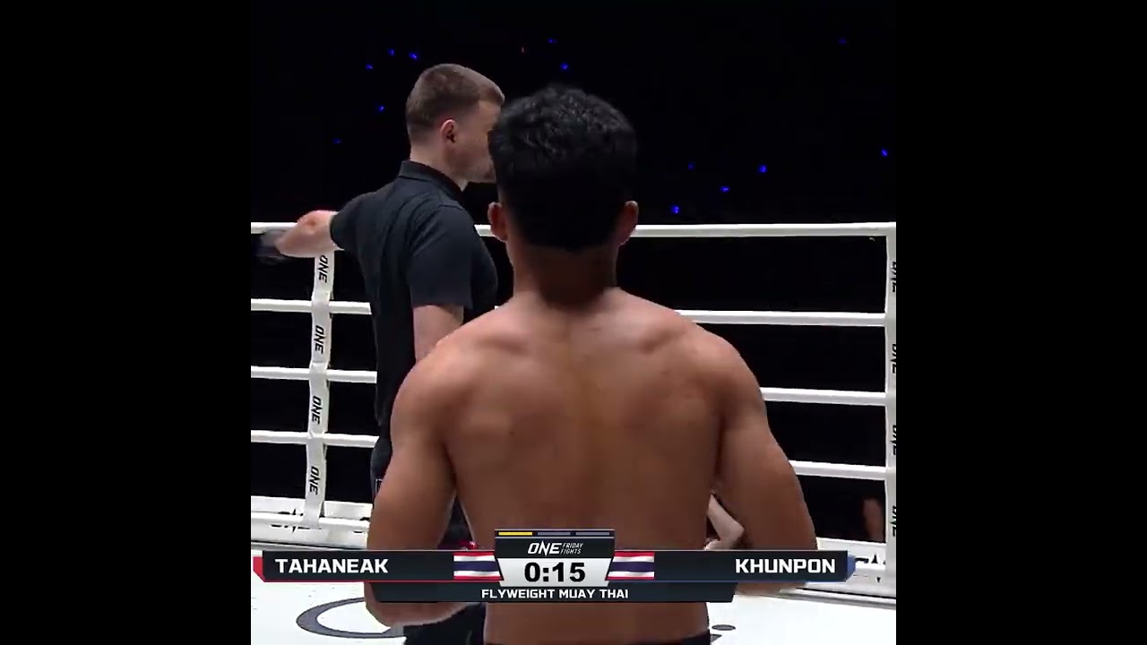 FIVE KNOCKDOWNS  Tahaneak KOs Khunpon at the end of an EPIC battle!