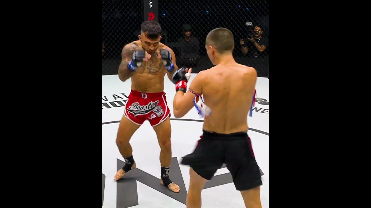 Had him WOBBLING  Wtiness the heated Muay Thai action between Denis Puric and Tagir Khalilov!